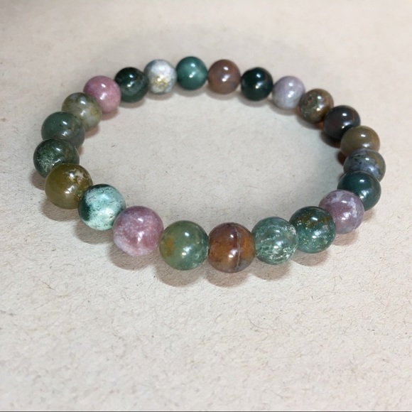 Jewelry - Beautiful 7” Gemstone Stretch Bracelet